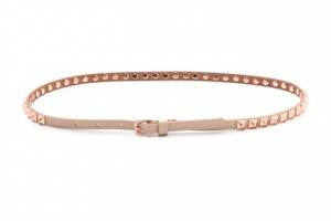 Linea Pelle Ricky Studded Skinny Belt