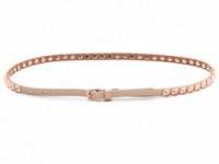 Linea Pelle Ricky Studded Skinny Belt