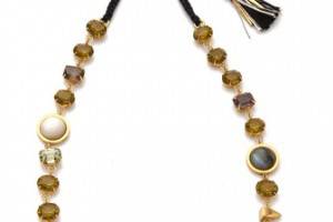 Lizzie Fortunato Black Iris Necklace