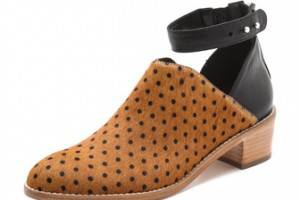 Loeffler Randall Franca Dot Haircalf Booties