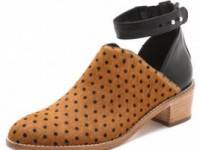 Loeffler Randall Franca Dot Haircalf Booties