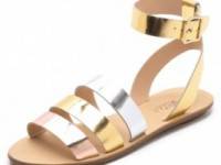 Loeffler Randall Simona Mirror Band Sandals