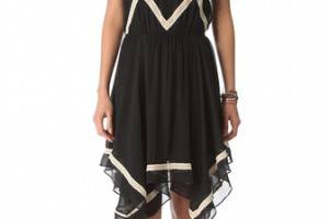 Love Sam Crisscross Lace Dress