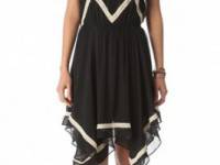 Love Sam Crisscross Lace Dress