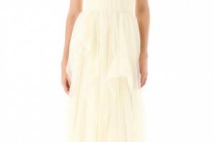 Love, Yu Sweetheart Strapless Gown