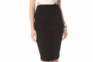 LRK Ruched Cutout Dress