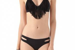 L*Space Audrey Fringe Bikini Top