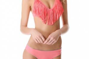 L*Space Brasilia Audrey Fringe Bikini Top