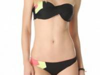 L*Space Colorblocked Neo Bandeau Bikini Top