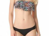 L*Space Jessie Fringe Bandeau Bikini Top