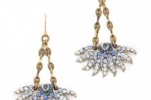 Lulu Frost Sunburst Drop Earrings