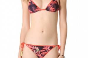 M Missoni Reversible Triangle Bikini