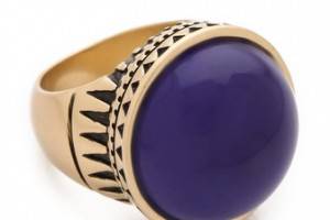 Madewell Carved Cobalt Ring