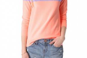 Madewell Colorblock Plaited Pullover