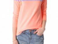 Madewell Colorblock Plaited Pullover