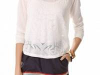 Madewell Loretta Floral Stitch Pullover