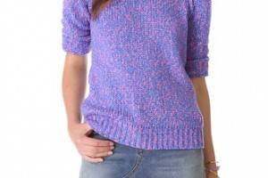 Madewell Neon Marled Pullover