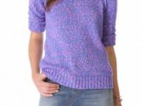 Madewell Neon Marled Pullover