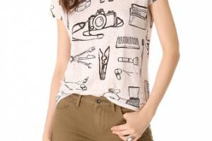 Madewell Peeta Camping Motif Tee