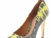 Madison Harding Pickford Lizard Embossed Pumps