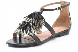 Madison Harding Sabrina Flat Fringe Sandals