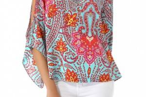 Madison Marcus Pop Embroidered Top