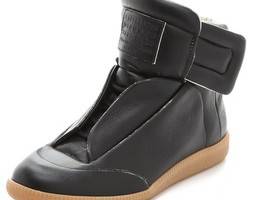 Maison Martin Margiela Leather Flat Sneakers