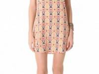 Maison Scotch Printed Dress with Puffed Sleeves