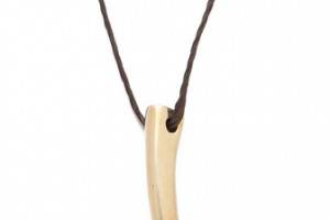 Mara Carrizo Scalise Long Horn Necklace