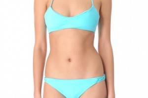 Mara Hoffman Basket Weave Bikini Top