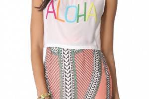 Mara Hoffman Beaded Aloha Top