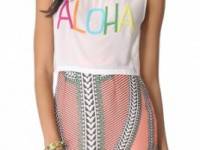 Mara Hoffman Beaded Aloha Top