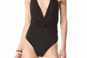 Mara Hoffman Bow One Piece Swimsuit