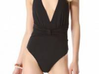 Mara Hoffman Bow One Piece Swimsuit