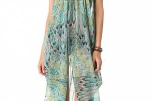 Mara Hoffman Feather Cover Up Dress