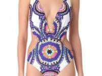 Mara Hoffman Pow Wow Cutout One Piece Swimsuit