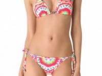 Mara Hoffman Pow Wow Tie Side Bikini Top