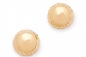 Marc by Marc Jacobs Classic Marc Domed Logo Stud Earrings