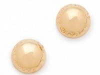 Marc by Marc Jacobs Classic Marc Domed Logo Stud Earrings