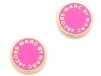 Marc by Marc Jacobs Enamel Logo Disc Stud Earrings