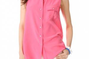 Marc by Marc Jacobs Erin Silk Sleeveless Top