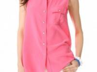 Marc by Marc Jacobs Erin Silk Sleeveless Top