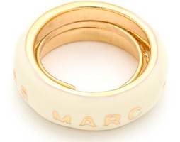 Marc by Marc Jacobs Logo Band Ring