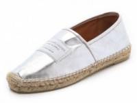 Marc by Marc Jacobs Metallic Slip On Espadrilles