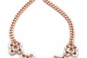 Marc by Marc Jacobs Square Bolts Bib Necklace