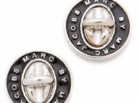 Marc by Marc Jacobs Turnlock Enamel Stud Earrings