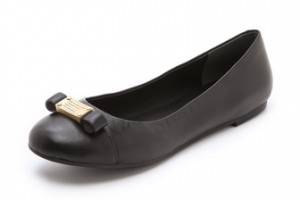 Marc by Marc Jacobs Tuxedo Logo Plaque Ballet Flats