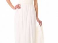 Marchesa Grecian Strapless Sweetheart Gown
