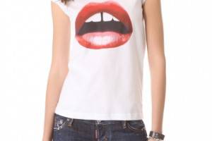 Markus Lupfer Red Lip Lara Tee