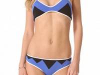 Marysia Swim Contrast Triangle Bikini